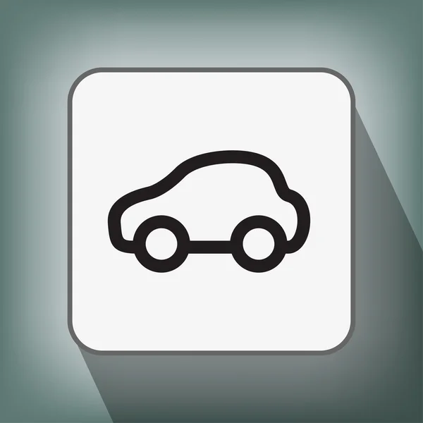 Pittogramma dell'icona dell'automobile — Vettoriale Stock