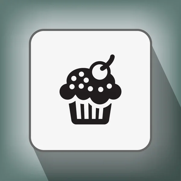 Pictograph of cake icon — Stock Vector