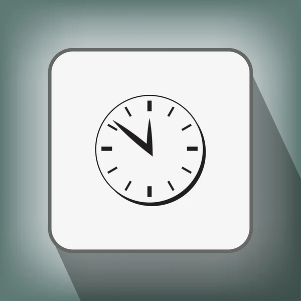 Pictografía del icono del reloj — Vector de stock