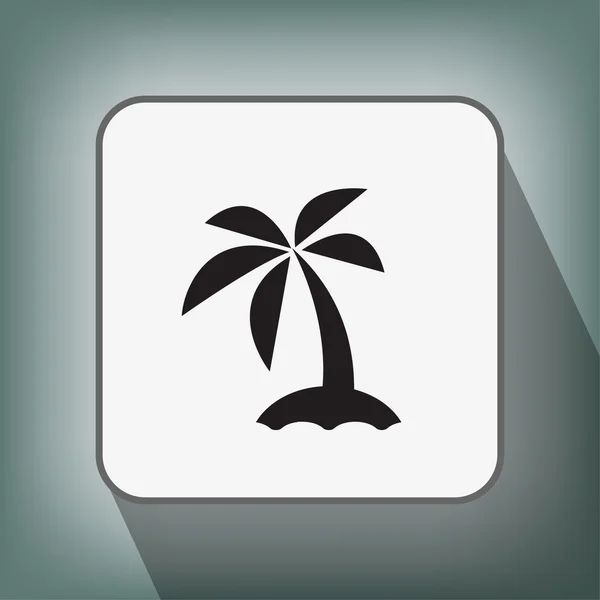 Піктографія ікони острова — стоковий вектор