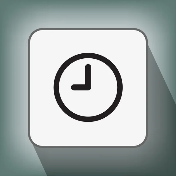 Pictografía del icono del reloj — Archivo Imágenes Vectoriales