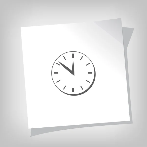 Pictografía del icono del reloj — Vector de stock