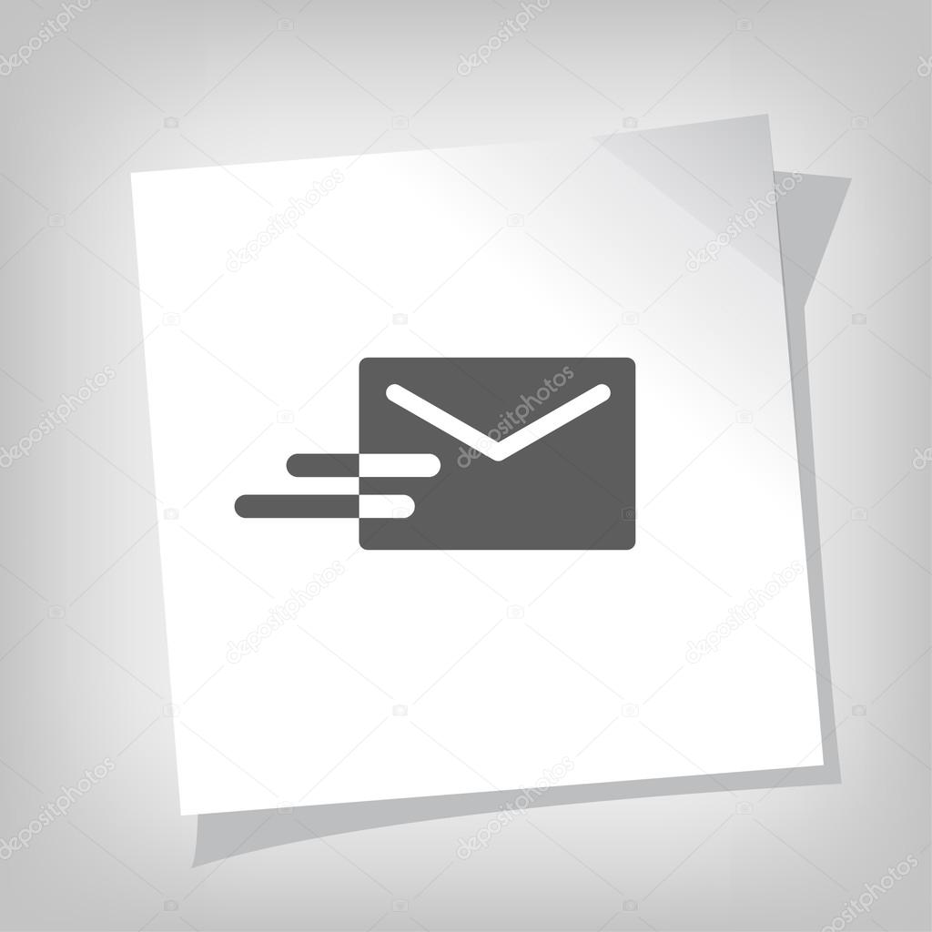 Pictograph of mail icon