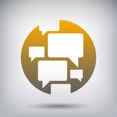 ileti veya sohbet simgesi