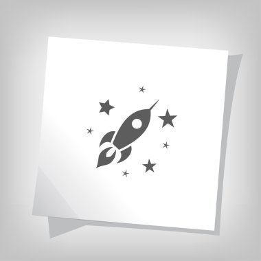 Roket simgesini işaret