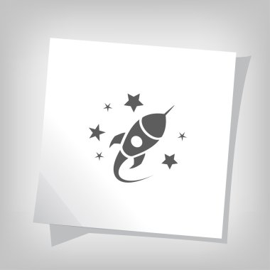 Roket simgesini işaret