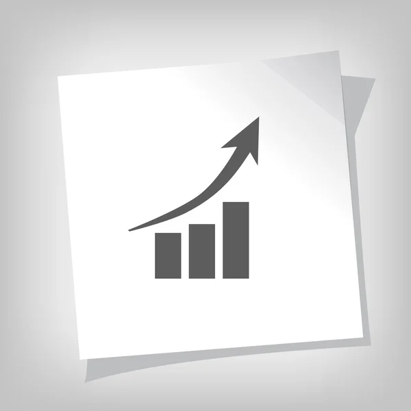 Pictograph av diagram ikon — Stock vektor