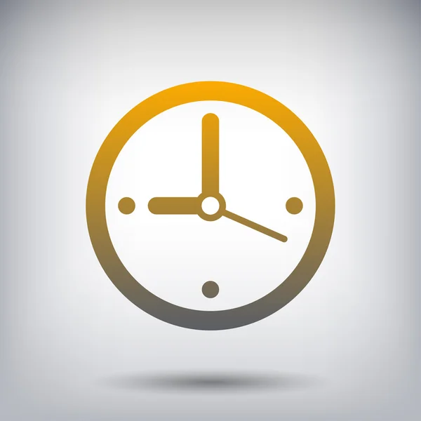 Pictografía del icono del reloj — Vector de stock