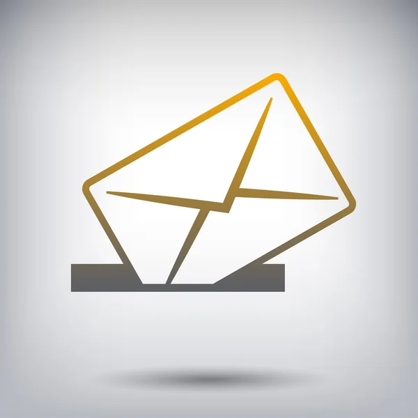 Pictografía del icono de correo — Vector de stock