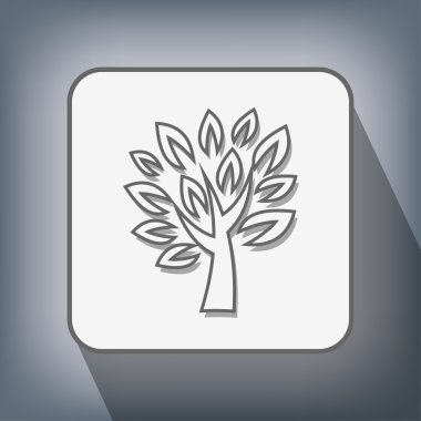 ağaç simgesiyle resim