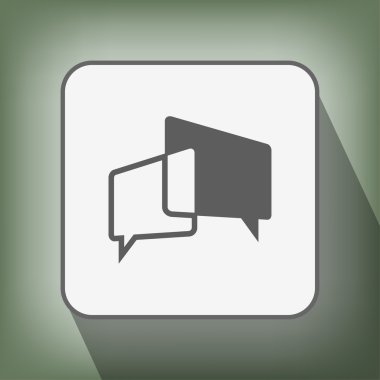 ileti veya sohbet simgesi