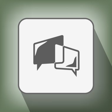 ileti veya sohbet simgesi