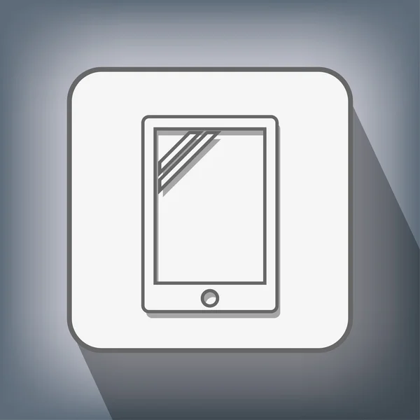 Piktogramm des Tablet-Symbols — Stockvektor