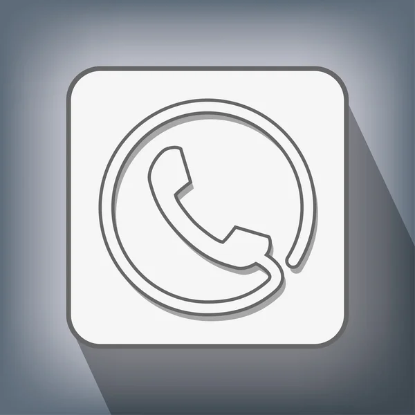 Pictograph a telefon ikon — Stock Vector