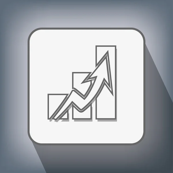 Pictograph az ábra ikon — Stock Vector