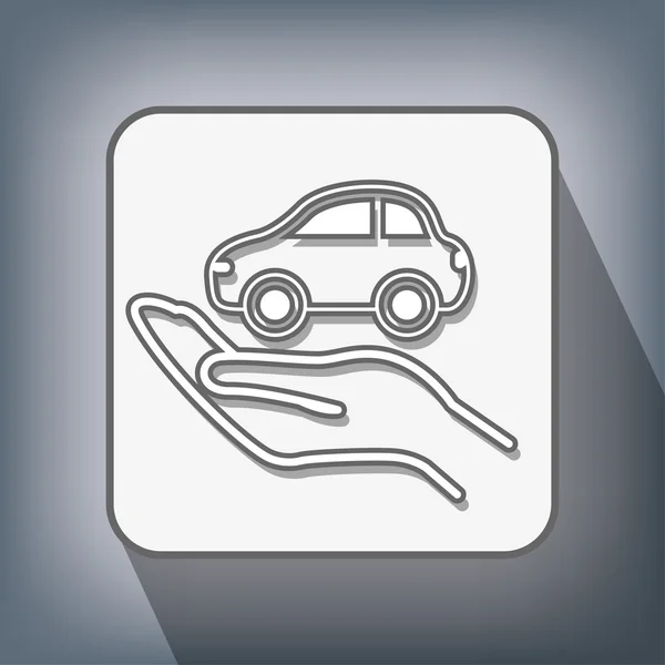 Pictograma do ícone do carro — Vetor de Stock