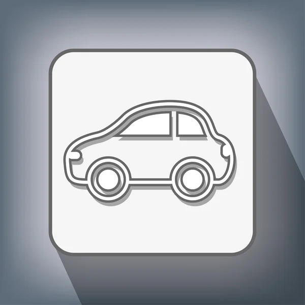 Pictografía del icono del coche — Vector de stock