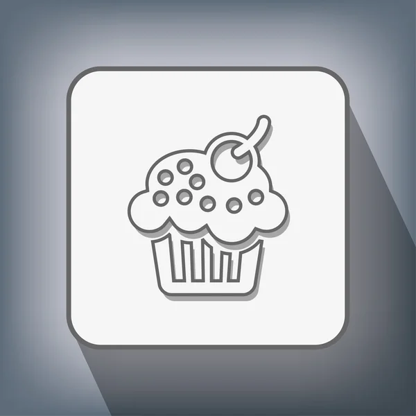 Ikona ikony dort — Stockový vektor