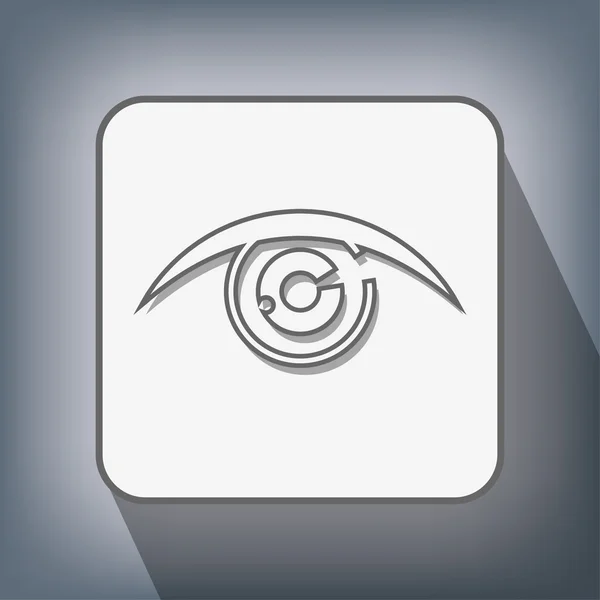 Pictograph a szem ikonra — Stock Vector