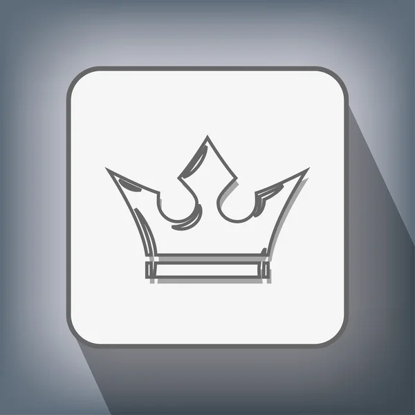 Ikony Symbols korony ikony — Wektor stockowy