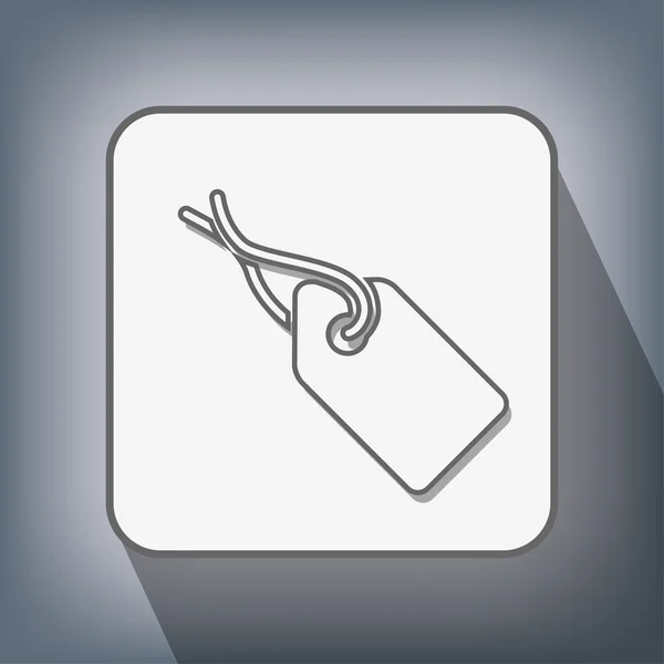 Pictogramme de l'icône tag — Image vectorielle