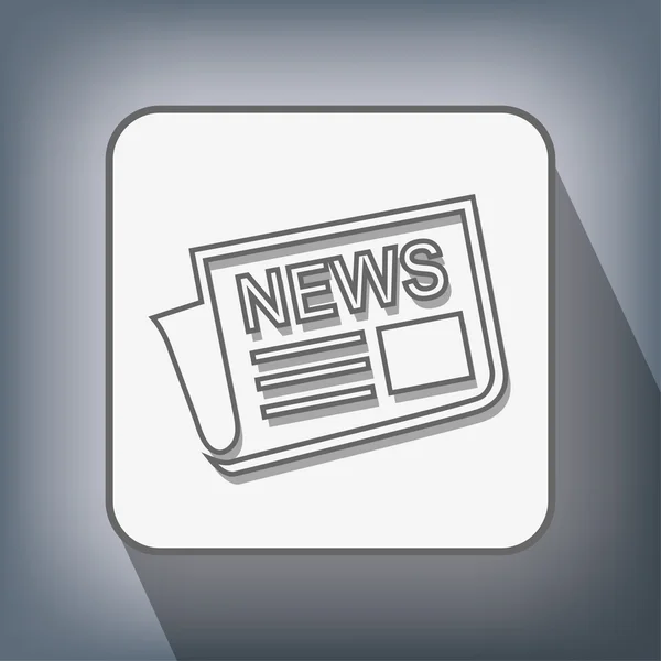 News icône signe — Image vectorielle