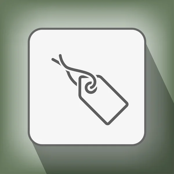Ikona ikona značky — Stockový vektor