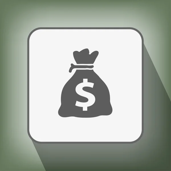 Pictografía del icono del dinero — Vector de stock