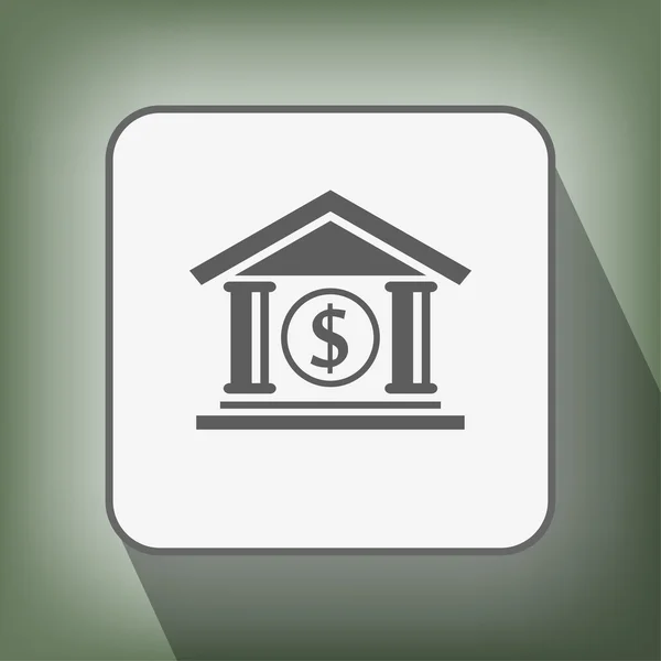 Pictogramme de l'icône bancaire — Image vectorielle