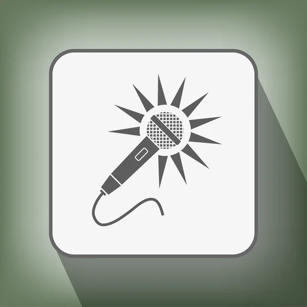 Microphone icon sign — Stock Vector