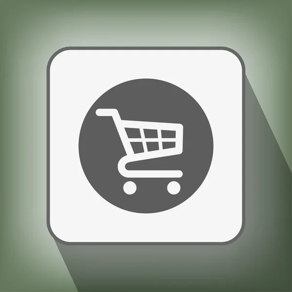 Pictograph shopping cart — Stock vektor