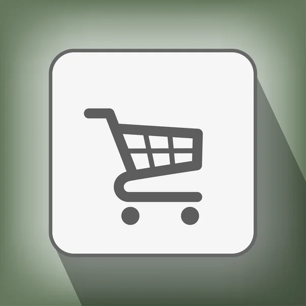 Pictograph shopping cart — Stock vektor