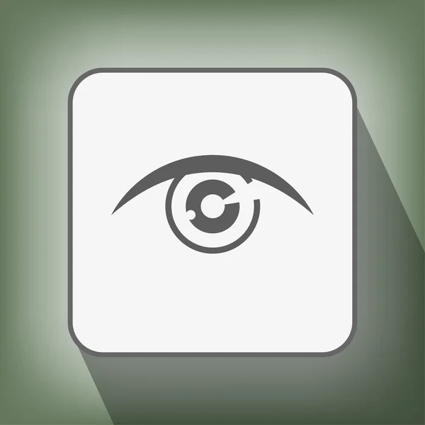Pictografía del icono del ojo — Archivo Imágenes Vectoriales