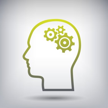 baş simgesinde dişli