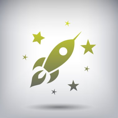 Roket simgesini işaret