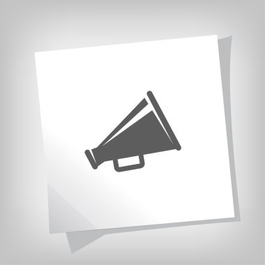 ekibimizi megafon simgesinin