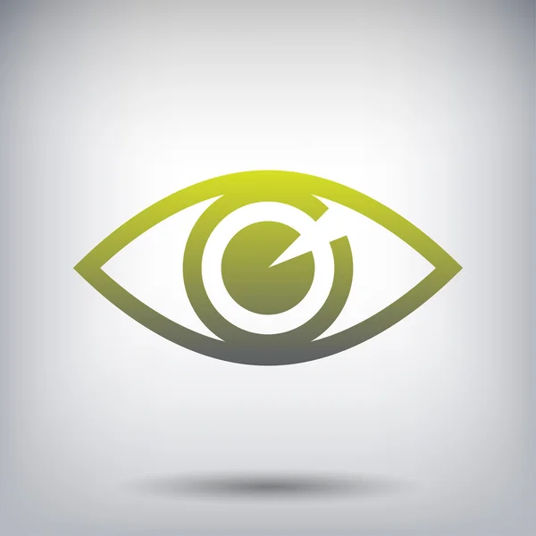 Піктограма ікони очей — стоковий вектор