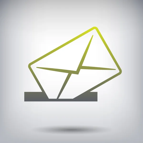 Pictografía del icono de correo — Vector de stock