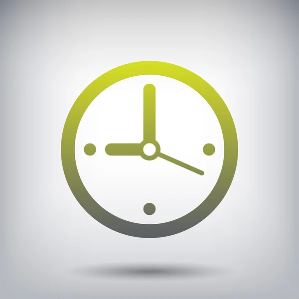 Pictografía del icono del reloj — Vector de stock