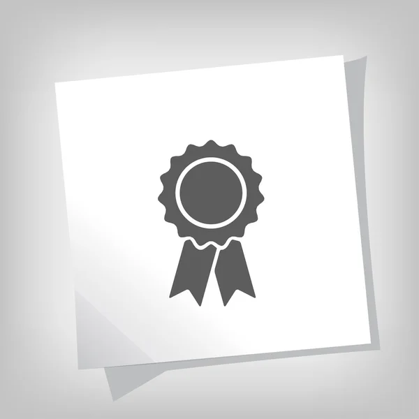 Pictograph av award badge — Stock vektor