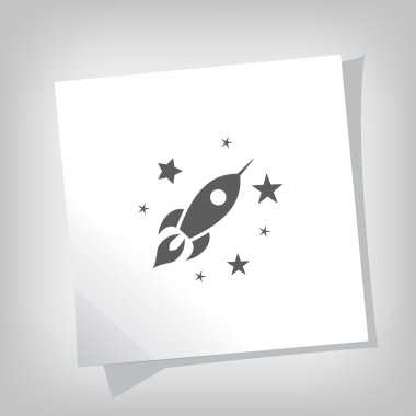 Roket simgesini işaret