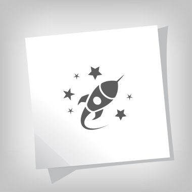 Roket simgesini işaret