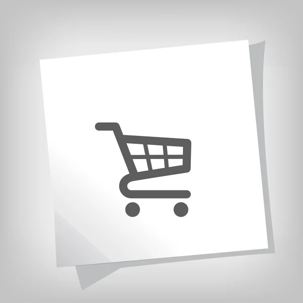 Pictograph shopping cart — Stock vektor