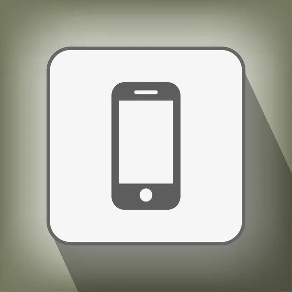 Pictograph av mobila ikonen — Stock vektor