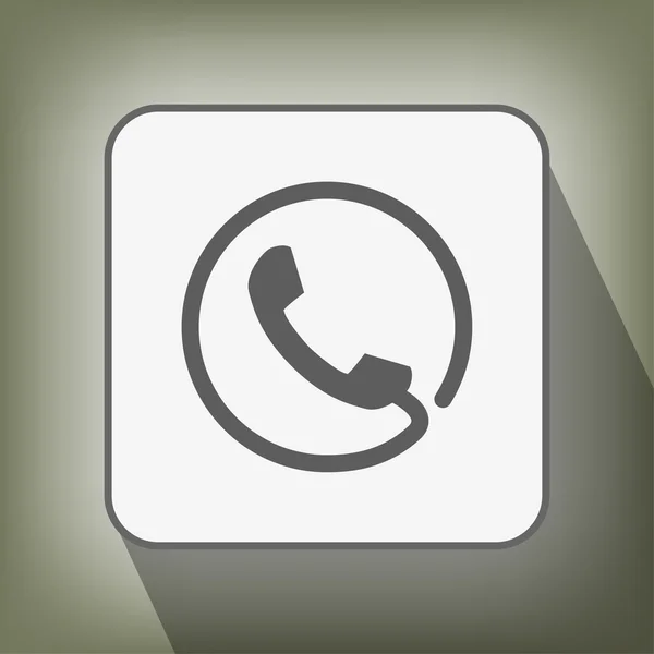 Pictograph van telefoonpictogram — Stockvector