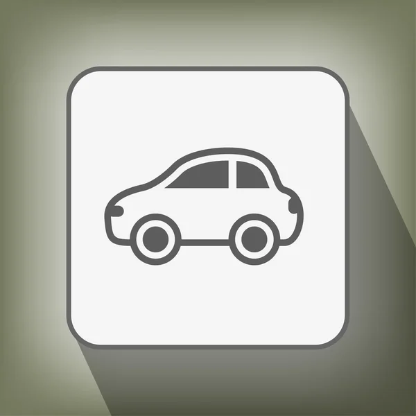 Pictografía del icono del coche — Vector de stock