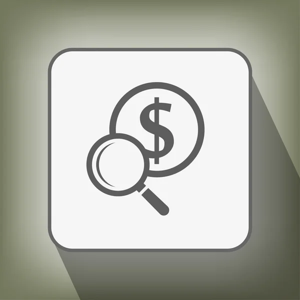 Pictografía del icono del dinero — Vector de stock