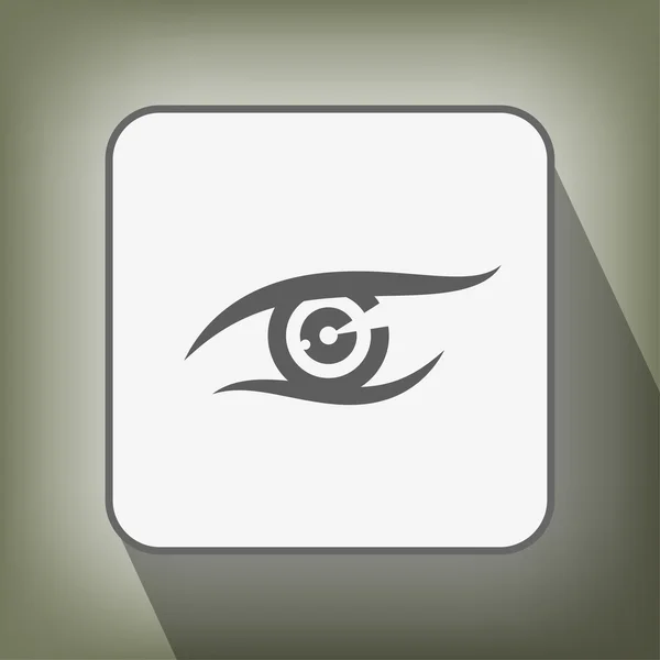 Pictografía del icono del ojo — Vector de stock