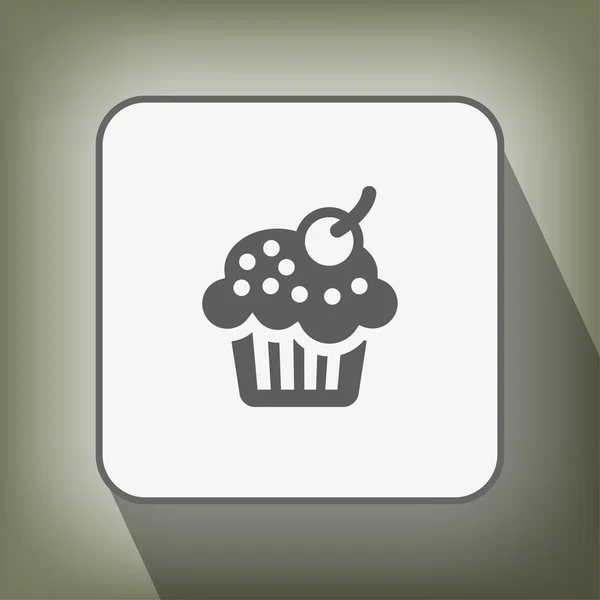 Piktogramm des Kuchensymbols — Stockvektor