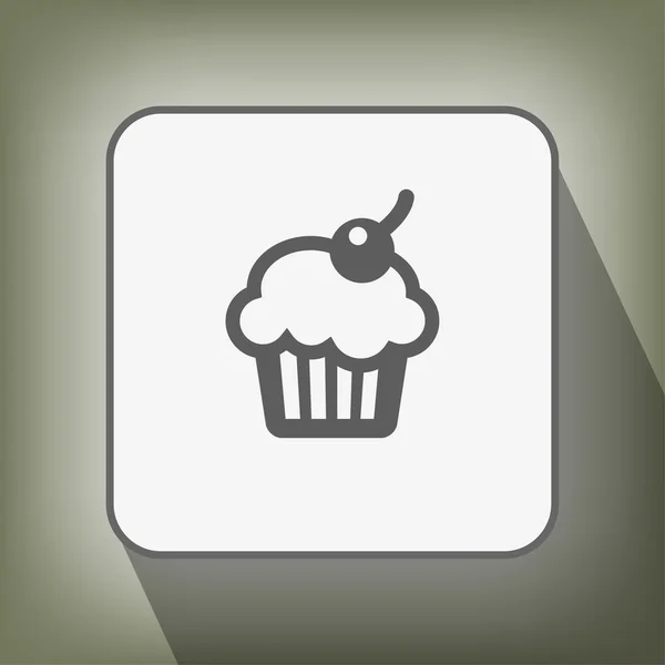 Ekibimizi kek simgesinin — Stok Vektör